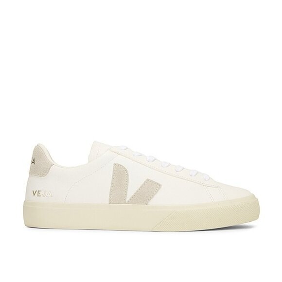 Like new Veja Campo Sneaker in Extra White & Natural Suede LEATHER SHOE SKATER - Picture 9 of 12